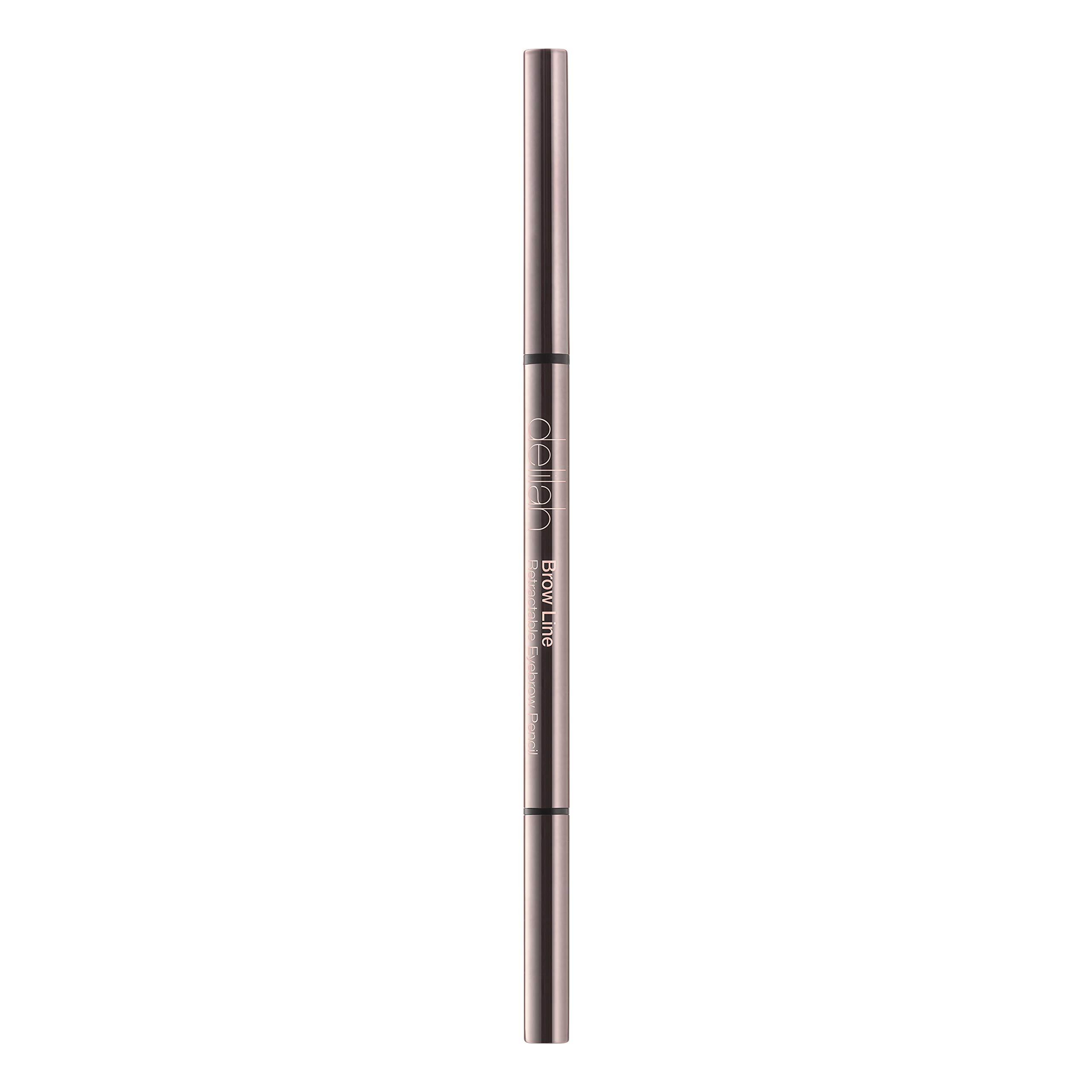 Delilah delilah - Retractable Eye Brow Pencil with Brush - Sable - Long-Lasting Defined Brows - Slim Shaped - All Day Wear - Vegan - Paraben Free - 0.002 Oz