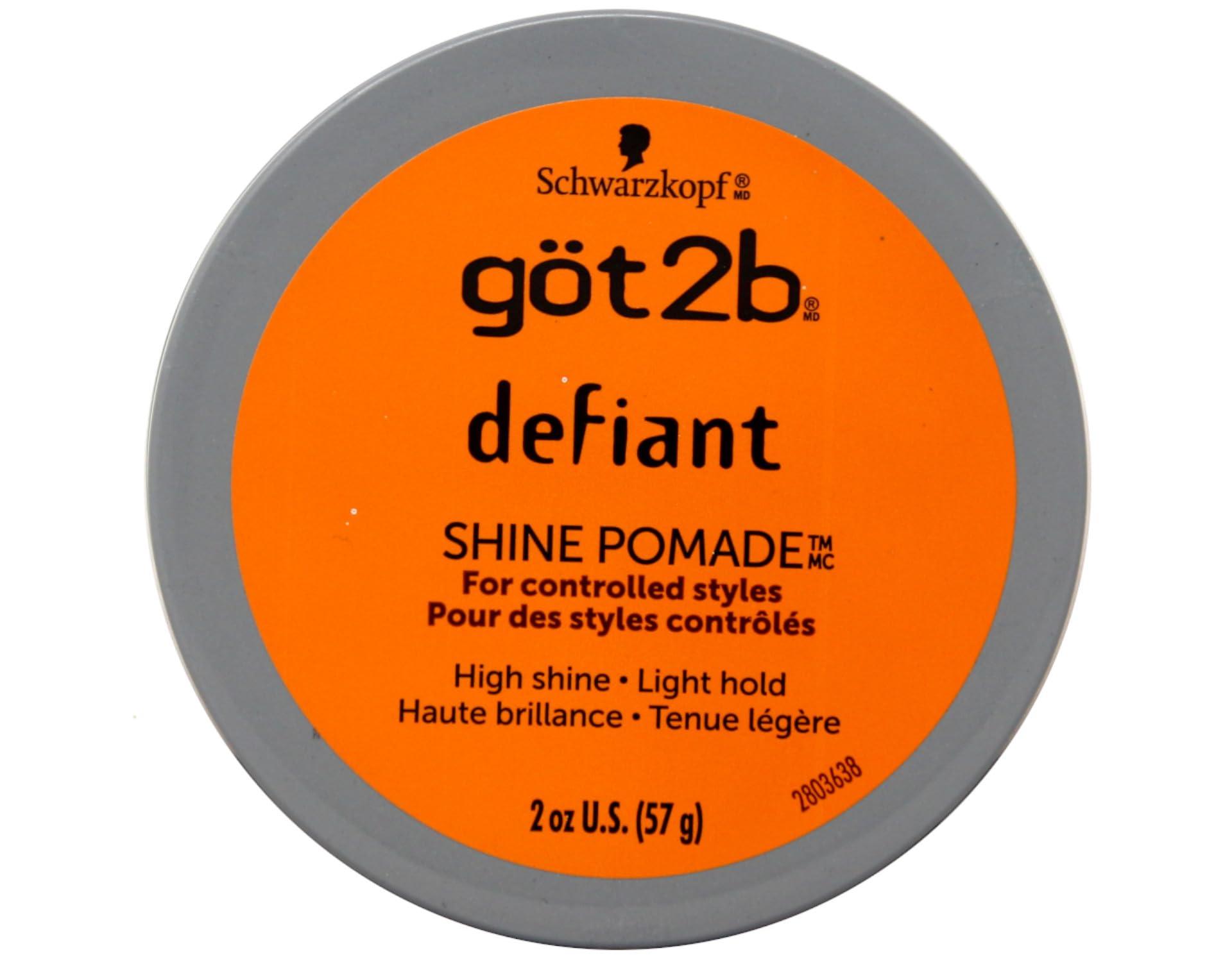 Got2B Got2B Defiant Shine Pomade for Controlled Styles 2 oz (Pack of 4)