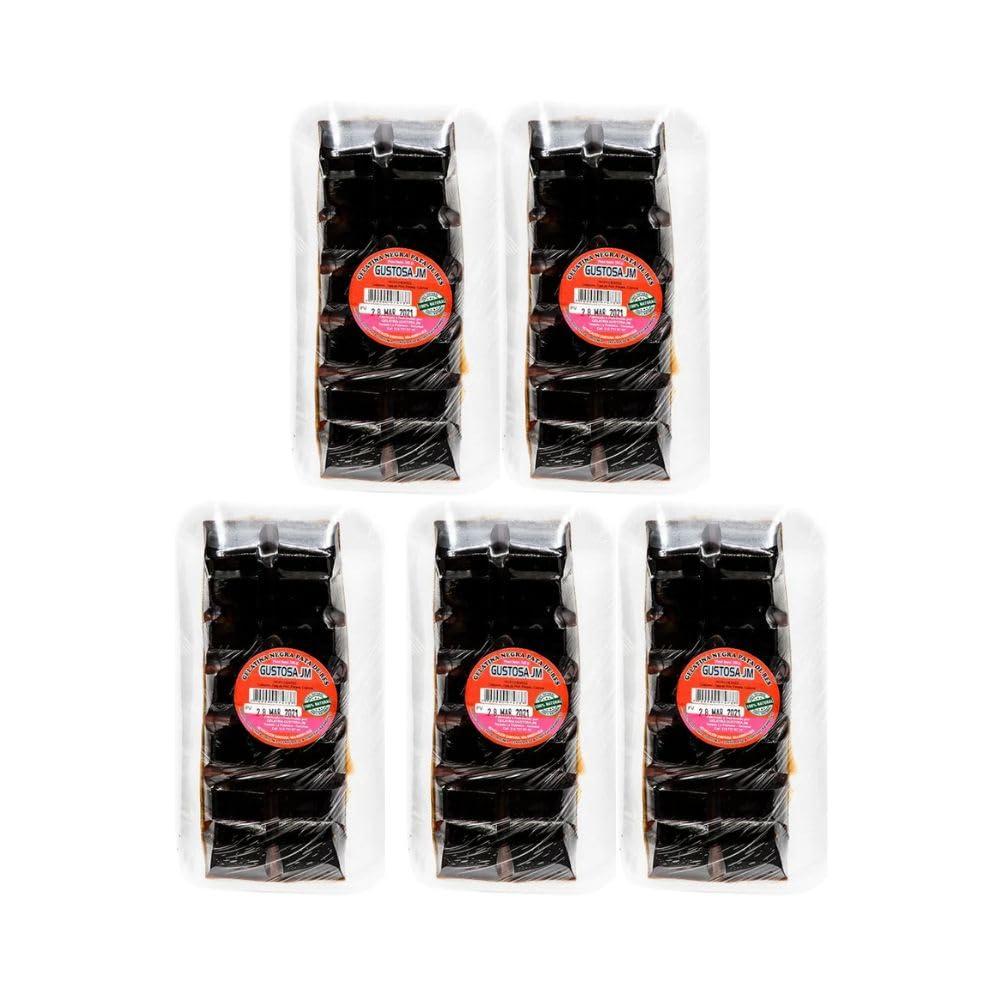 RUUFE Gelatina Blanca Riovalle 100gr y Gelatina Negra La Gustosa 340gr (10 Pack) Gelatina con colageno, gelatina negra, gelatina de pata de vaca blanca colombiana,gelatina de pata negra colombiana