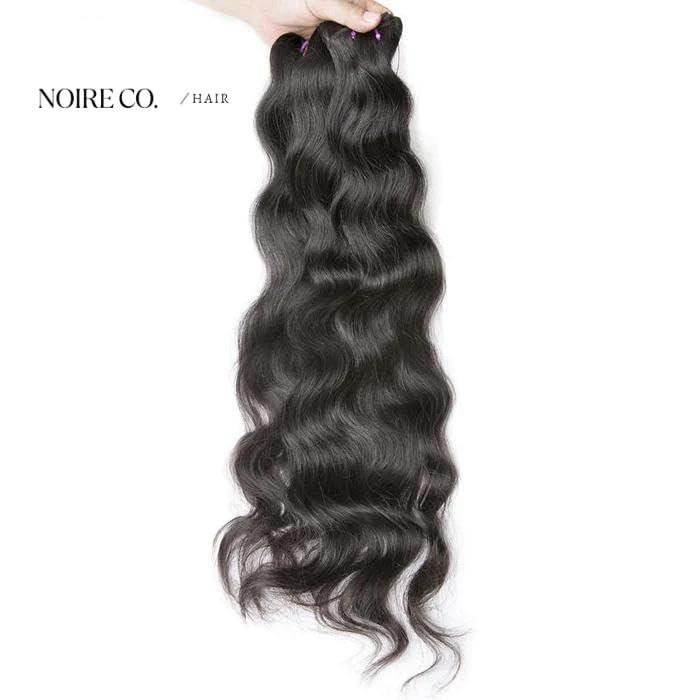 Generic REAL Raw Indian Natural Wave Bundles 100% Unprocessed RAW Human Hair for Women (20 22 24 26 28 30 32 34 36 38 40 Inch) (32)
