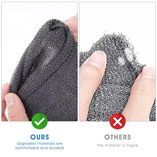 Sibba Sibba 2 PCS Soap Bar Holder Saver Body Scrubber Bath Sponges Shower Bag Pouch Case Container Mesh Cover Suds Sleeve Skin Tag Remover Body Scrubs Home Travel