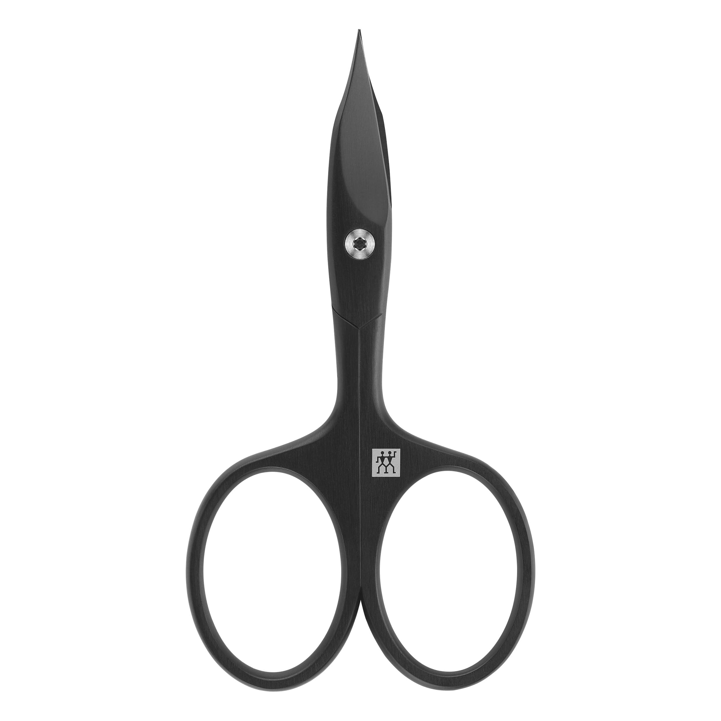 ZWILLING ZWILLING Beauty TWINOX Nail Scissors and Cuticle Scissors, 2-in-1 Scissors for Precise Cutting, Durable Stainless Steel Manicure Scissors, Matte Black, Premium Nail Care, 90 mm