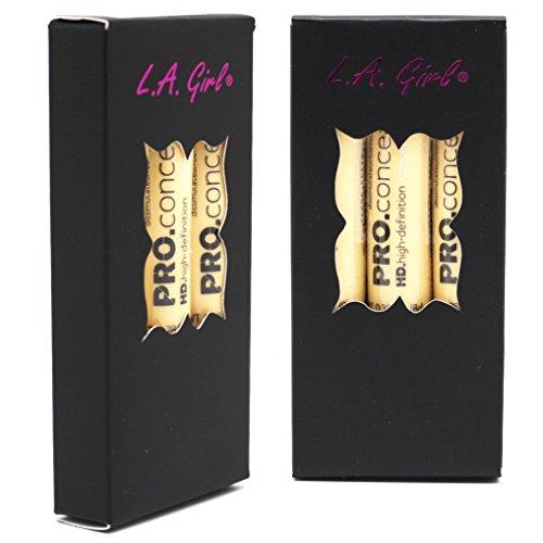 L.A. Girl LA Girl Pro Coneal HD. High Definiton Concealer 0.25 oz GC995 Light Yellow (6 pcs Light Yellow)