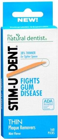 Stim-U-Dent Stim-U-Dent Plaque Removers Thin Mint 160 Each