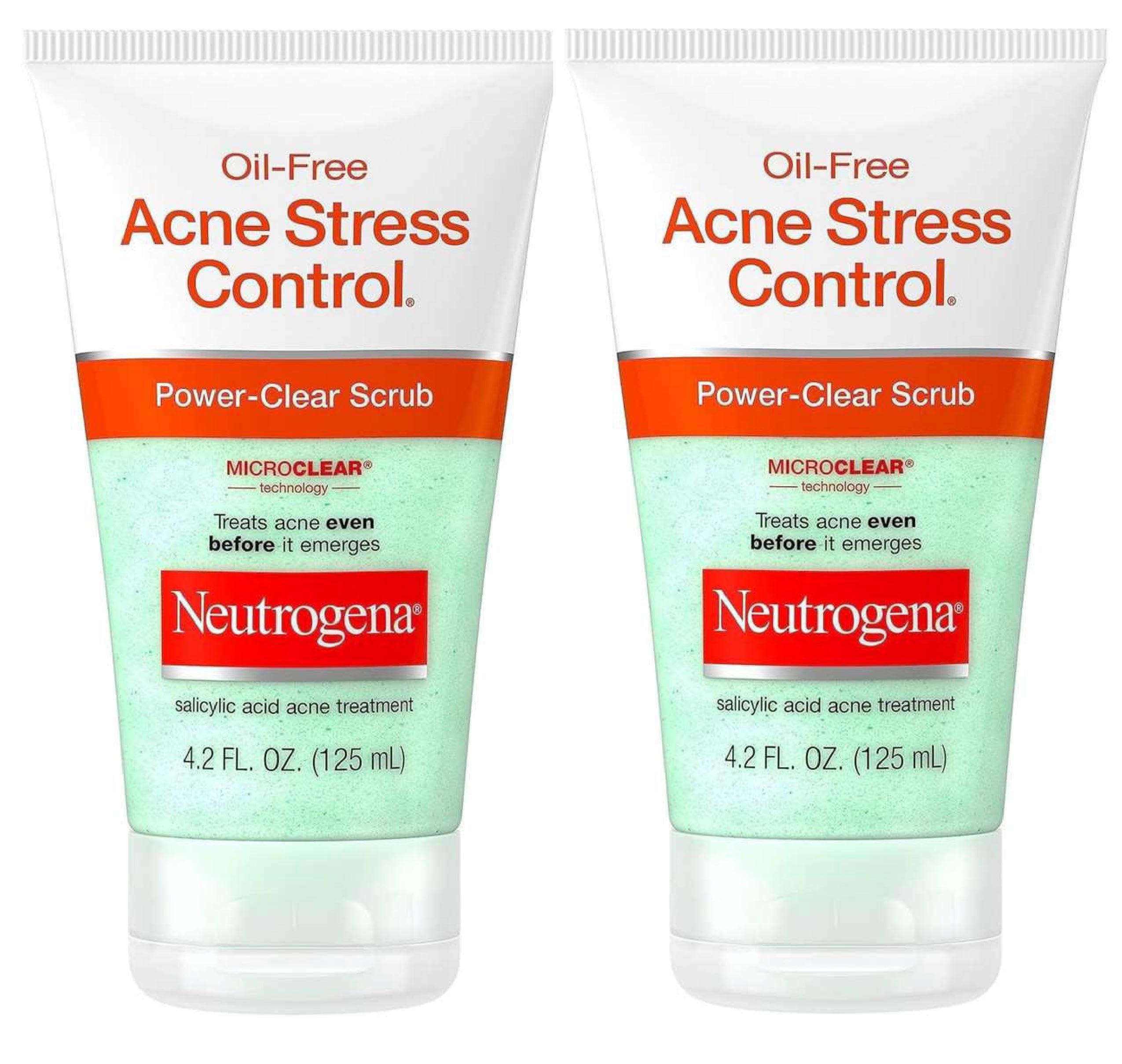 Neutrogena Neutrogena Acne Stress Control Power Clear Scrub 4.2oz (2 Pack)