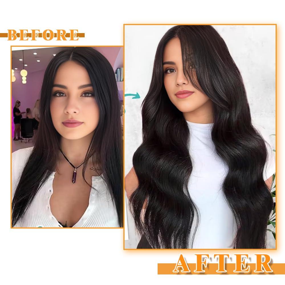 YDDM Tape in Hair Extensions Human Hair, 20pcs 24 Inch Remy Human Hair Tape in Extensions Straight Tape Ins Seamless Tape in Hair Extensions Ash Blonde Highlighted Platinum Blonde(P18K/60#, 24 Inch)