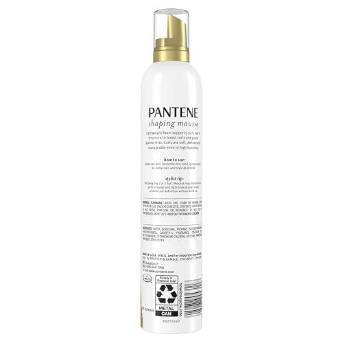 Pantene Pantene Pro-V Curl Mousse to Tame Frizz for Soft, Touchable Curls, 6.6 oz