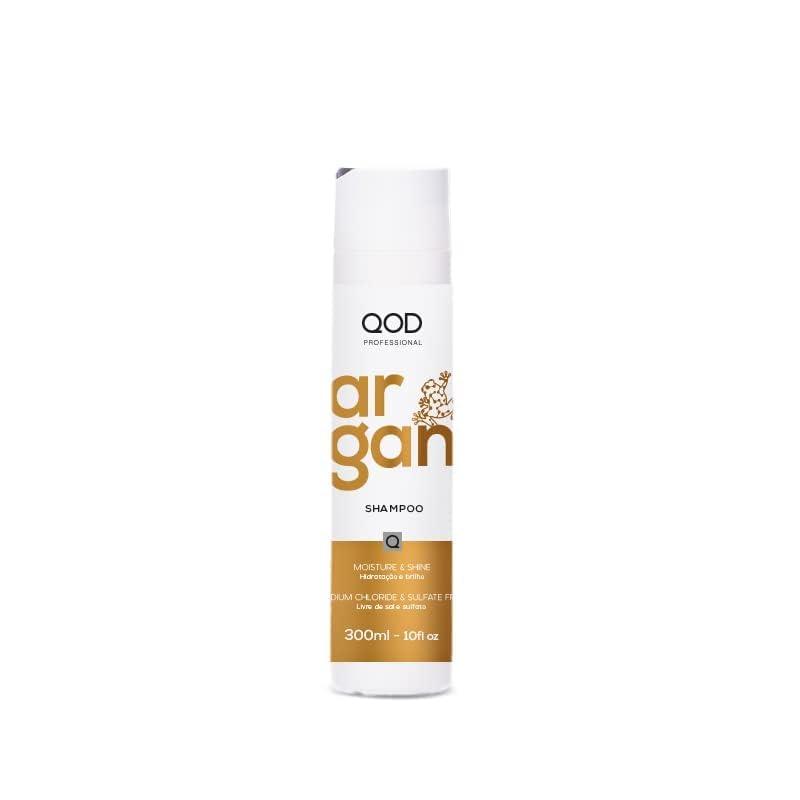 QoD QOD Professional Argan Shampoo & Conditioner 300ml (Combo of 2) | Sulphate free | Sodium Chloride free