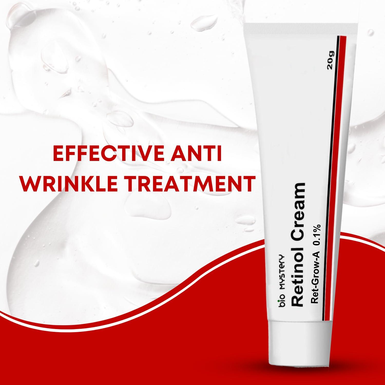 Bio Mystery Bio Mystery Retinol Cream 0.1 Vitamin A Fine Lines, Sun Spots, Anti-Aging (20 Gram / 0.7 Oz)