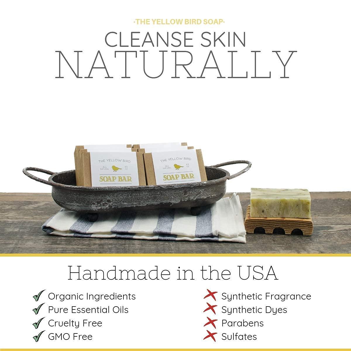 The Yellow Bird The Yellow Bird Dead Sea Mud Exfoliating Charcoal Soap & Rose Water Toner