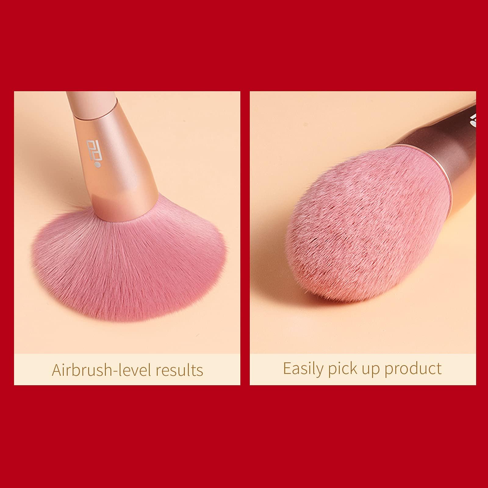 zeesea ZEESEA [Palace Identity] Makeup BrushesPearl White Makeup Brushes Sets, Premium Synthetic Foundation Powder Concealers Eye Shadows Makeup 9 Pcs Brush Set