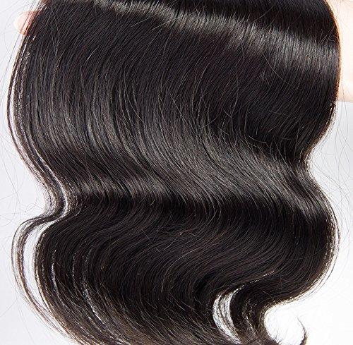 uSTAR 28-Inch Virgin Remy Peruvian Body Wave Hair Extensions - Unprocessed Peruvian Wavy Hair Weave Bundle, Natural Off Black Color