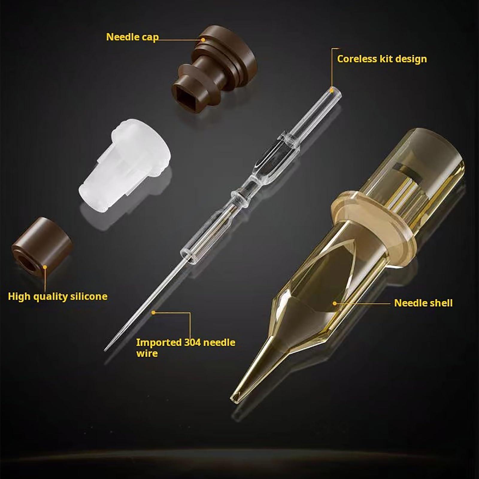 OTBK Tattoo Cartridge Needles20pcs,7RL Tattoo Cartridges Professional Disposable Tattoo Needle Cartridge Sterilized Tattoo Needles Safe Cartridge Needles1207RL