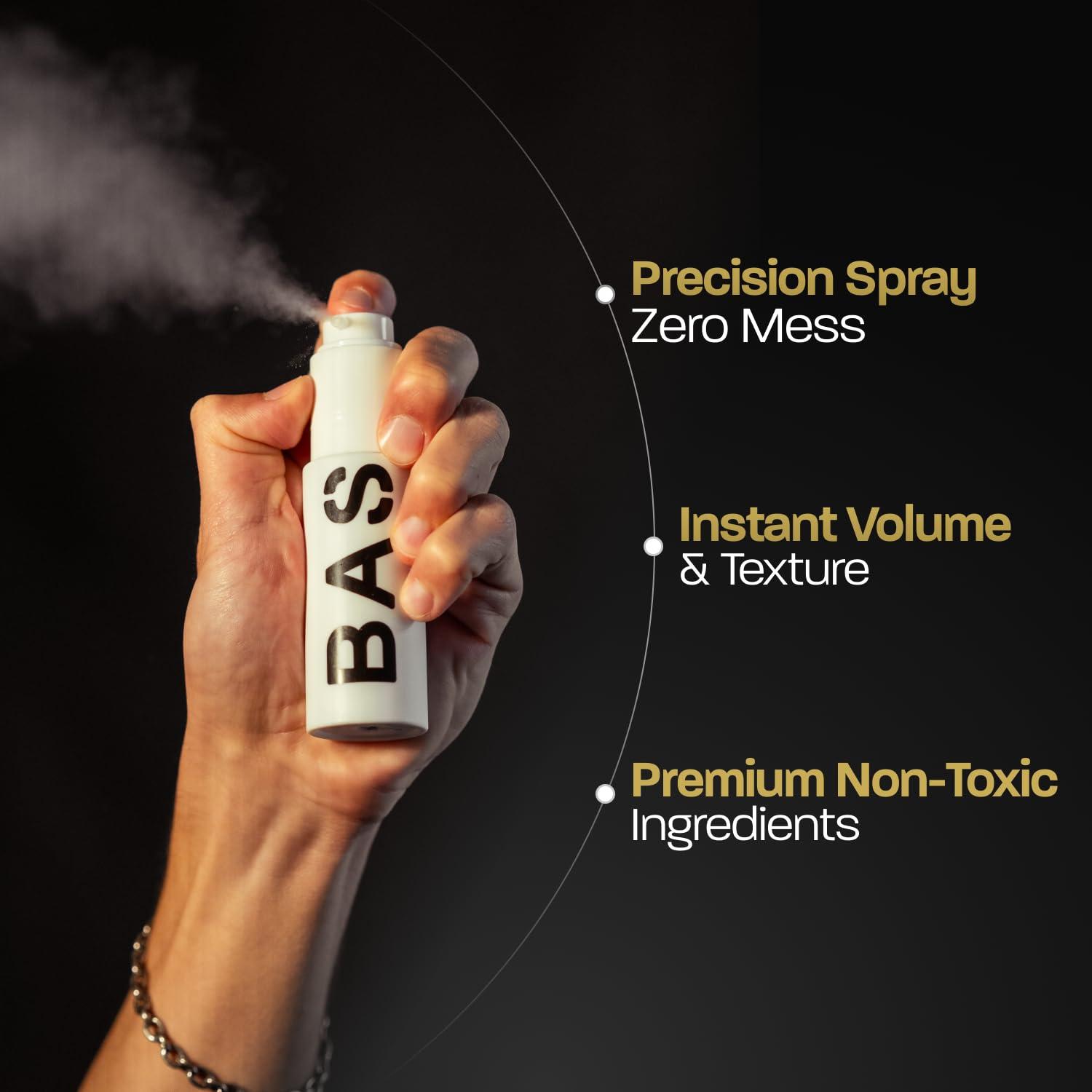 BASED BODYWORKS BASED BODYWORKS Hair Texturizing Powder, Lightweight & Volumizing Hair Styling Powder with Matte Finish, Add Texture to Hair with Medium Hold, Best for Hair Under 6 Inches, (1.69oz Bottle, Pack of 2)