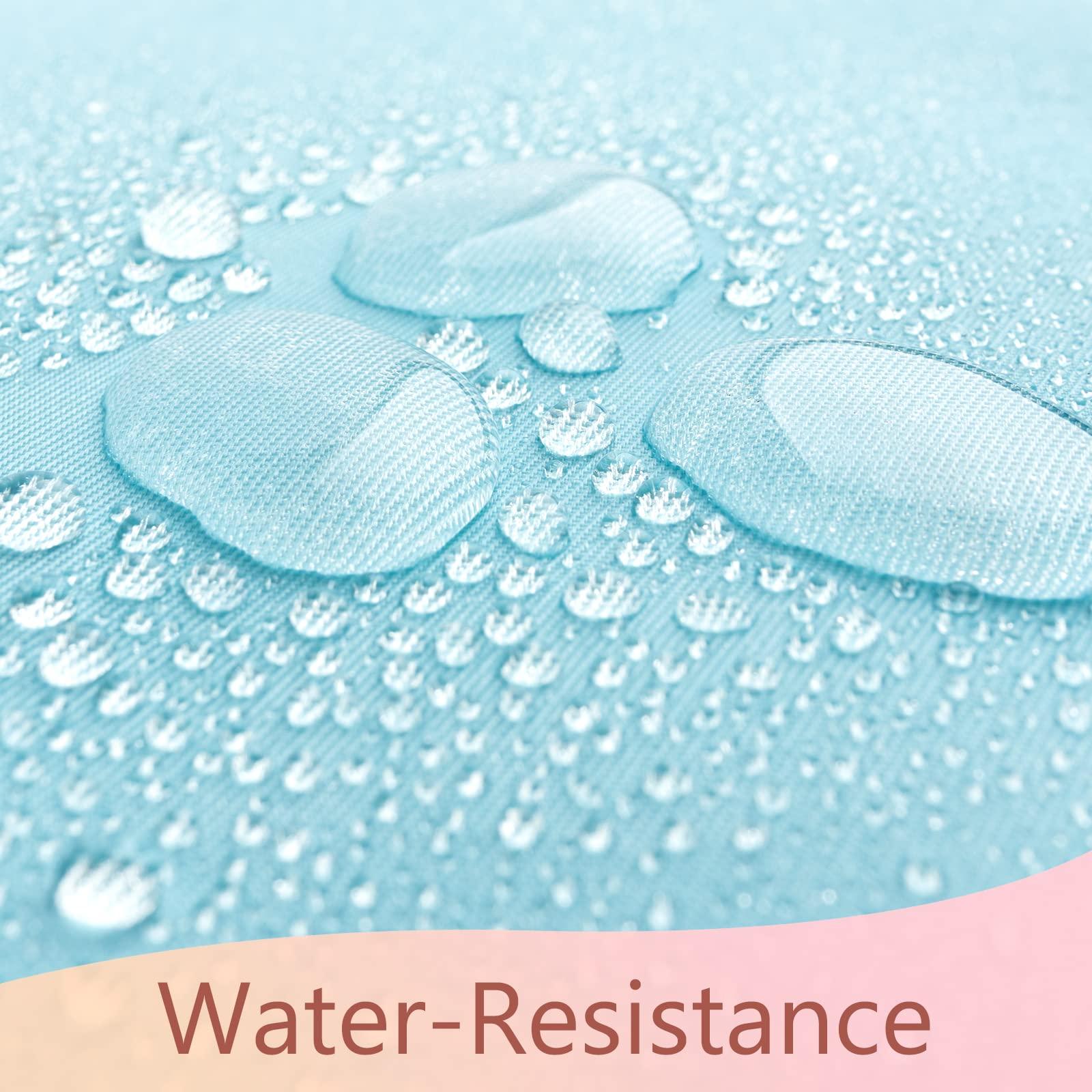 Zoosa Sparkle Chenille Initial Cosmetics Clutch, Nylon Preppy Patch Makeup Bag Small Travel Makeup Zipper Pouch Purse with Handle