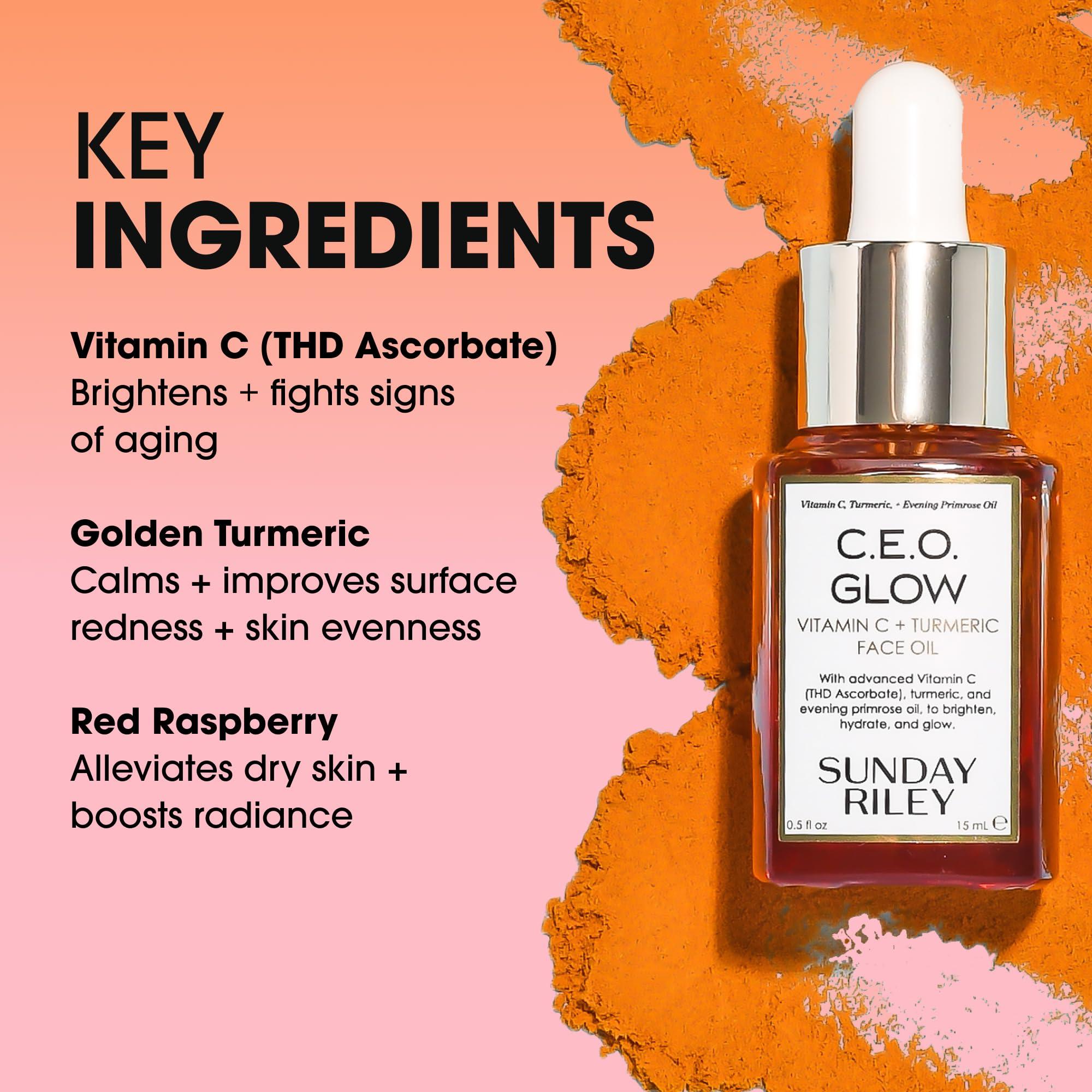 Sunday Riley Sunday Riley C.E.O. Glow Vitamin C & Turmeric Face Oil, 0.5 Fl Oz