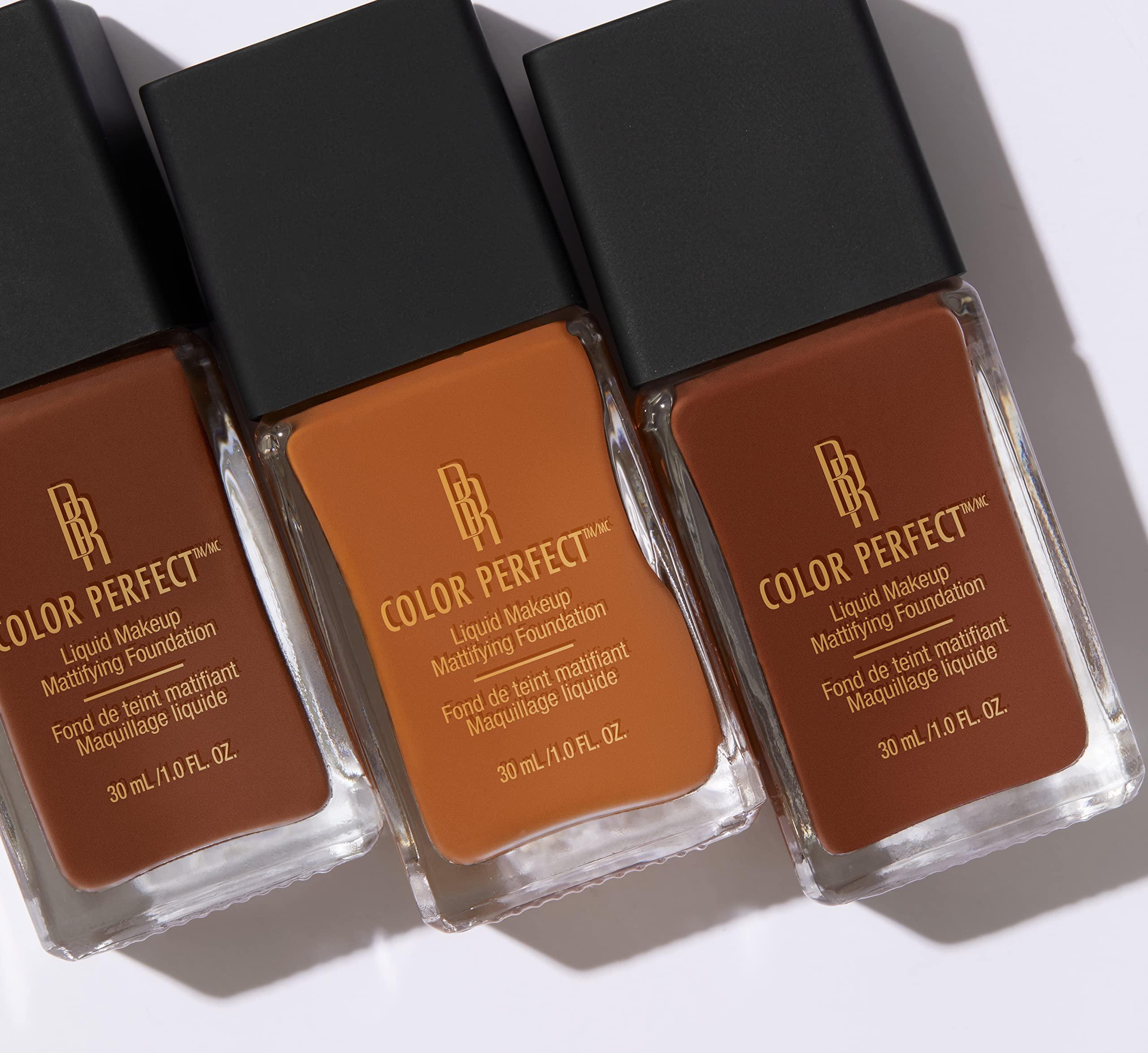 Black Radiance Black Radiance Color Perfect Liquid Full Coverage Foundation Makeup, Rum Spice, 1 Ounce (Pack of 2)