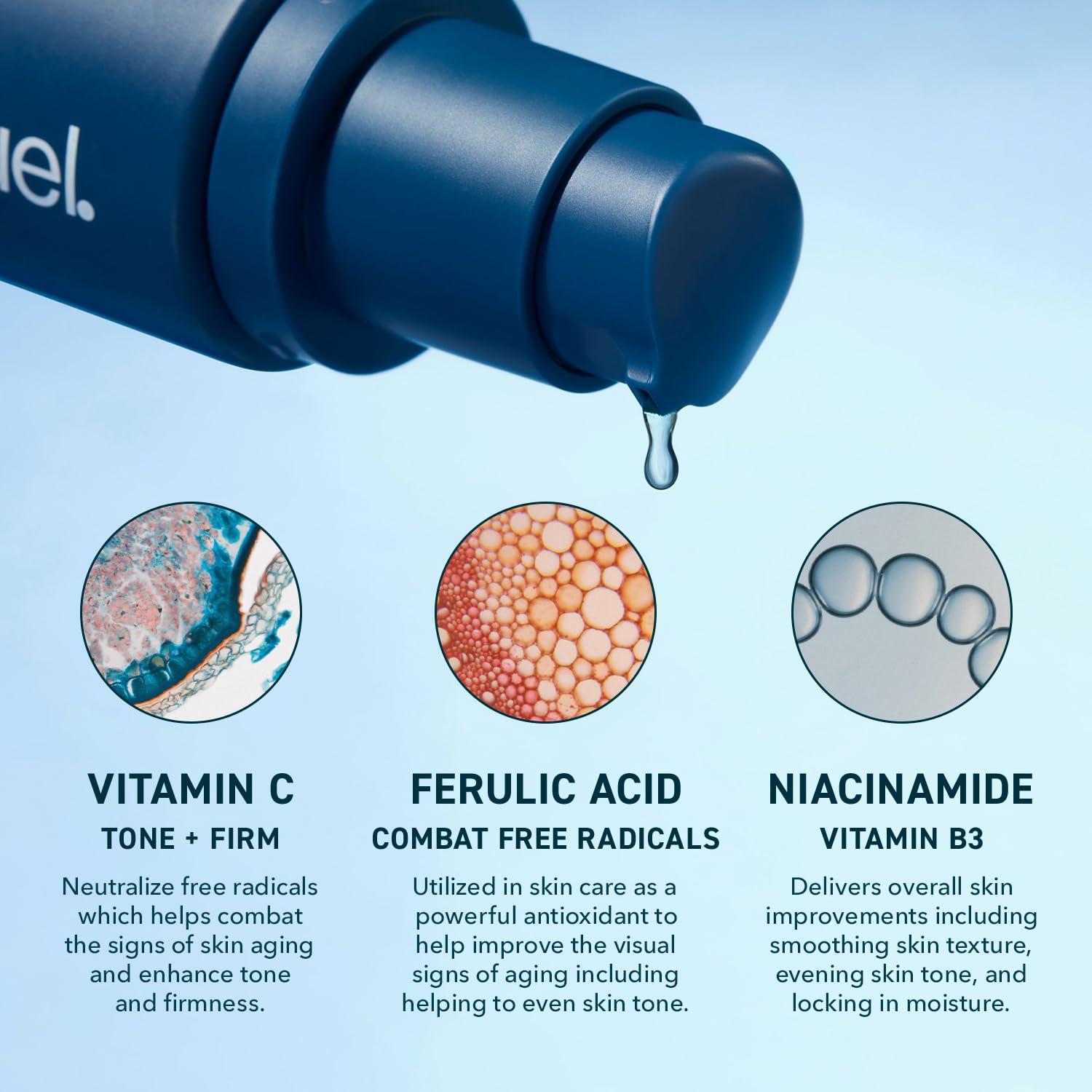 Prequel Prequel Skin - Lucent-C Vitamin C Facial Serum - L-Asorbic Acid and Ferulic Acid Face Treatment - 1 Fl Oz