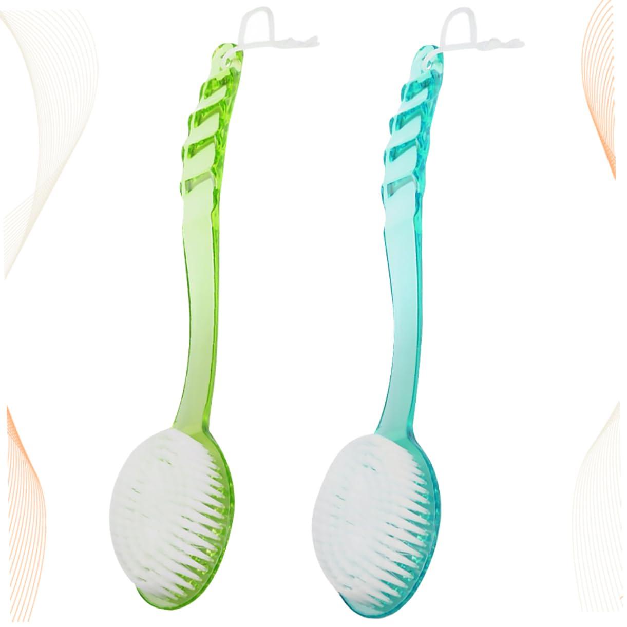 Hemoton Hemoton 2pcs Bath Back Brush Bathtub Overflow Cover Bath Jet for Tub Bathtub Sticker Shower Sponge U Brush Bath Mesh Plug Grout Bathtub Strainer Mats Bathroom Body Brush Shower Cleaning