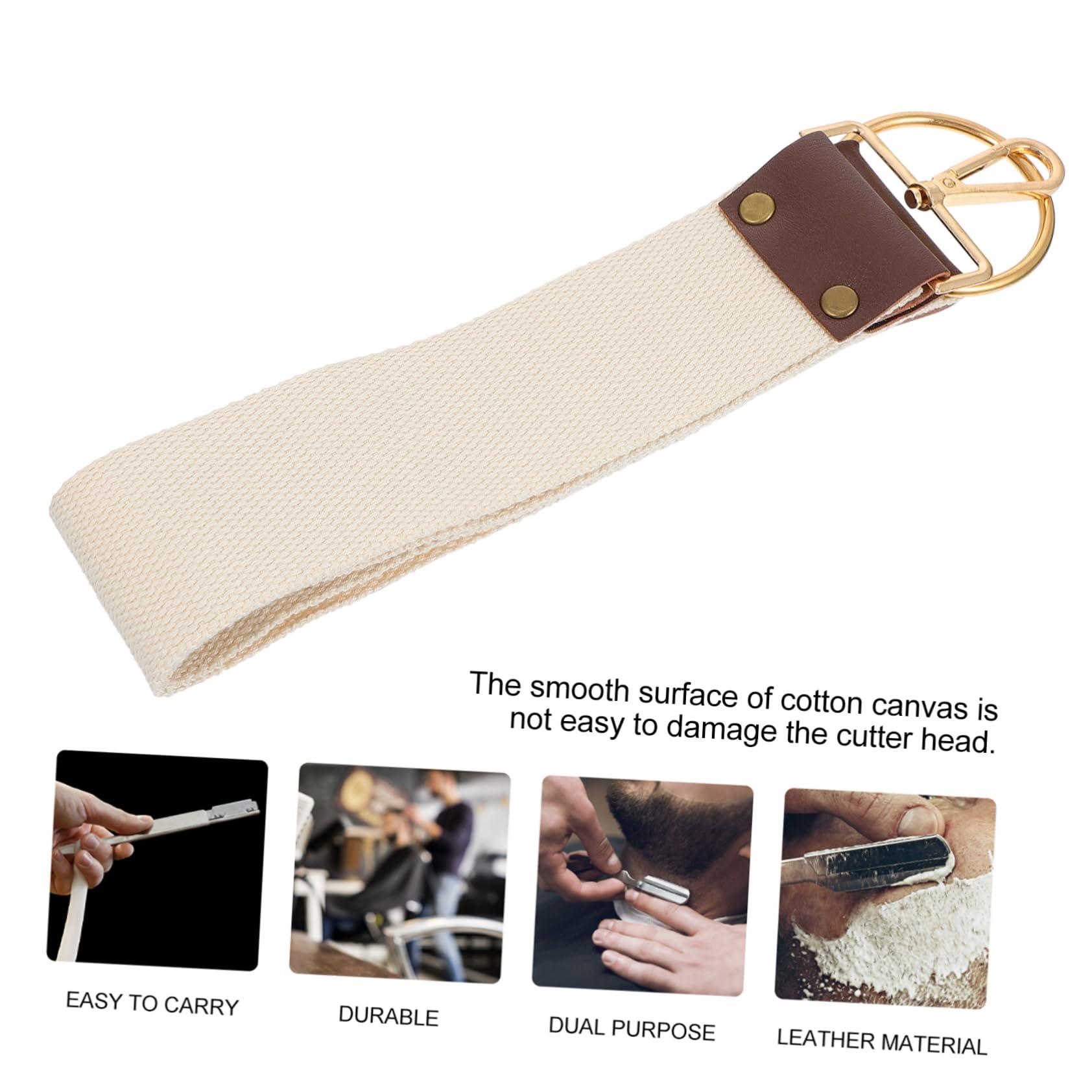FOYTOKI FOYTOKI All-in-one Sharpening Tool: Barber Canvas Strop Razor Strop Shaving Belt Easy to Use Long-lasting for Straight Razors Fine Edges