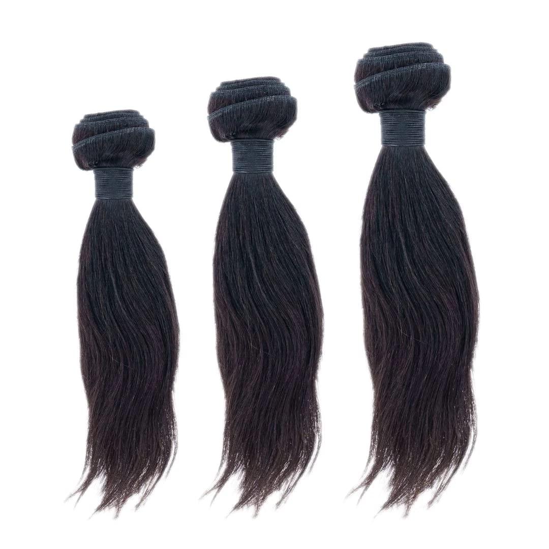 L.A. Hair Sisters Virgin Hair Malaysian Silky Straight Bundle Deals 18\" 20\" 22\"