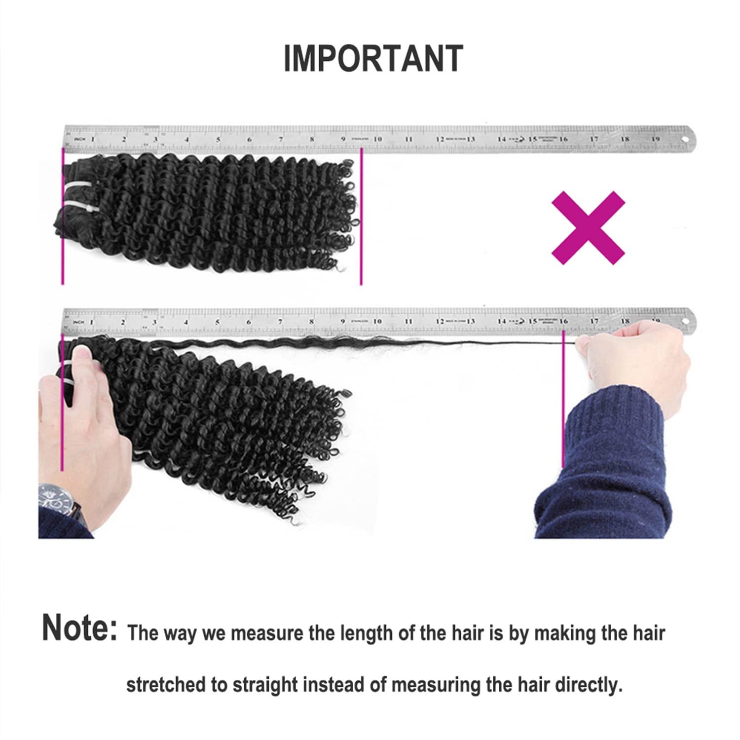 YOOONXI Kinky Curly Clip in Hair Extensions Real Human Hair 4B 4C Human Hair Clip in Extensions Double Weft Afro Kinky Curly Clip ins for Black Women Natural Color 7pcs 70g/set 14Inch