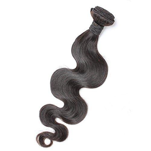 sent hair Sent Hair Remy Brazilian Virgin Hair Body Weave Wave Human Hair Bundles 1 Bundle Natural Color 20 inch