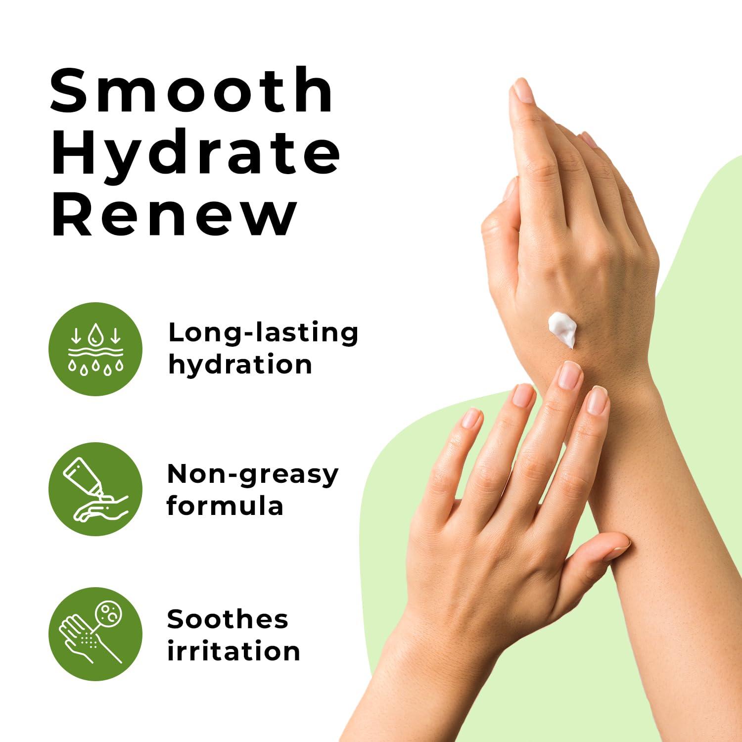 The Organic Forest  VEGAN . PURE . NATURAL Plant-Based Lavender & Peppermint Soothing Hand Cream For Women | Vitamin C & E for Skin Protection | Hydrating Hand Cream & Moisturizer with Organic Shea Butter for Dry & Cracked Hands |