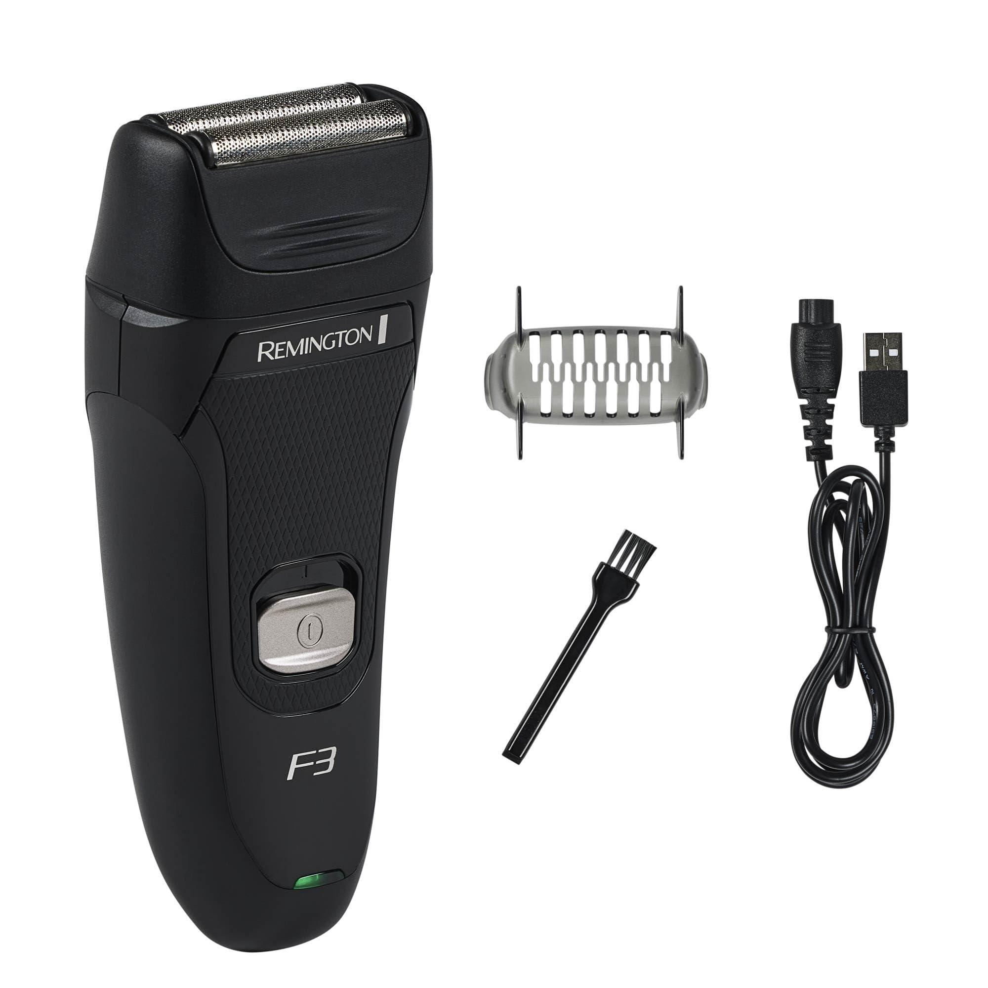 Remington Remington F3 Style Series Foil Shaver for Men, Flexing Blades for Close and Comfortable Shave, Cordless Electric Rechargeable Razor.