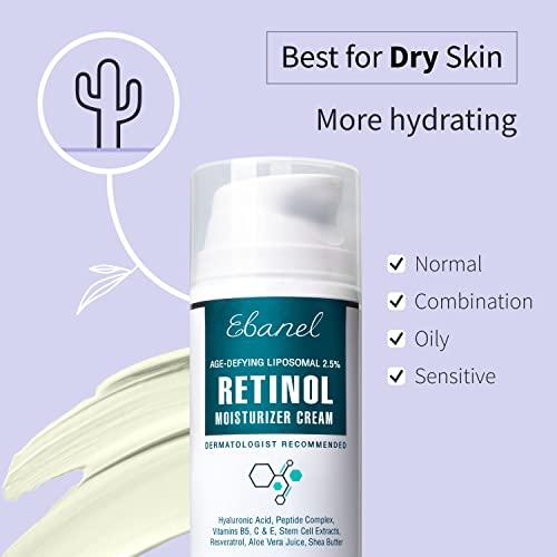 Ebanel Ebanel Bundle of 40% Urea Cream 4.6 Oz, and 2.5% Retinol Moisturizer