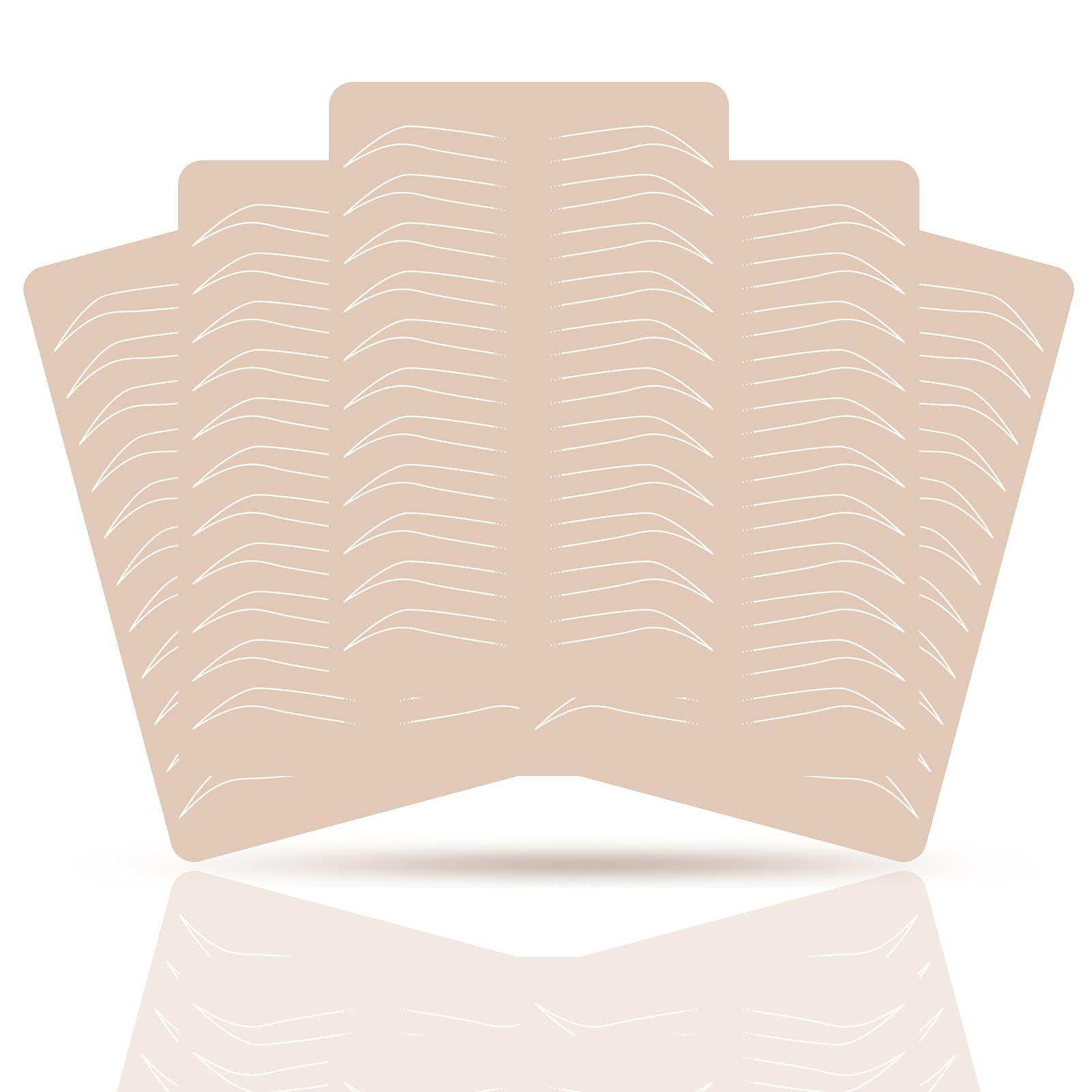 Guapa Guapa Silicone Eyebrow Practice Skin Ombre Powder Brows Fake Skin Sheet Double Sides Microblading Practice Skin for Tatto Artists and Beginners (1 piece)