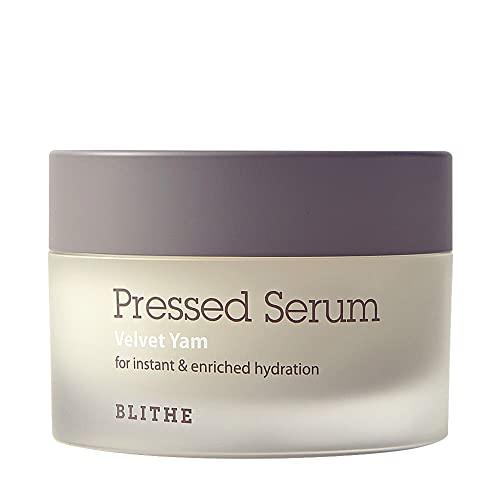 BLITHE BLITHE Pressed Serum 68.79% Wild Yam Moisturizing Serum with Cream Texture for Women, Vegan Mucin Safe for Sensitive Skin, Korean Skincare 1.68 Fl Oz