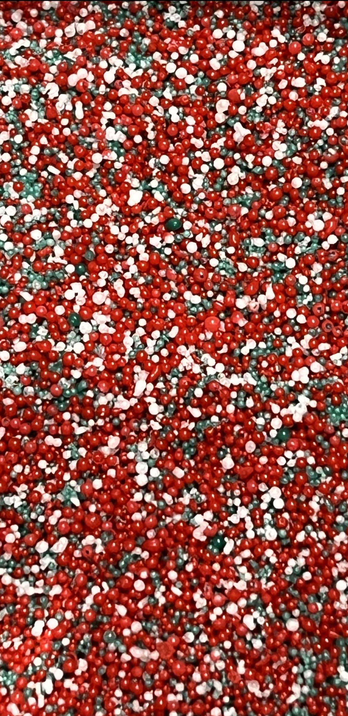 Arizona Bath & Body LLC Jojoba Beads for Soap, Scrubs, Crafts (Red Green White Confetti) (4 oz)