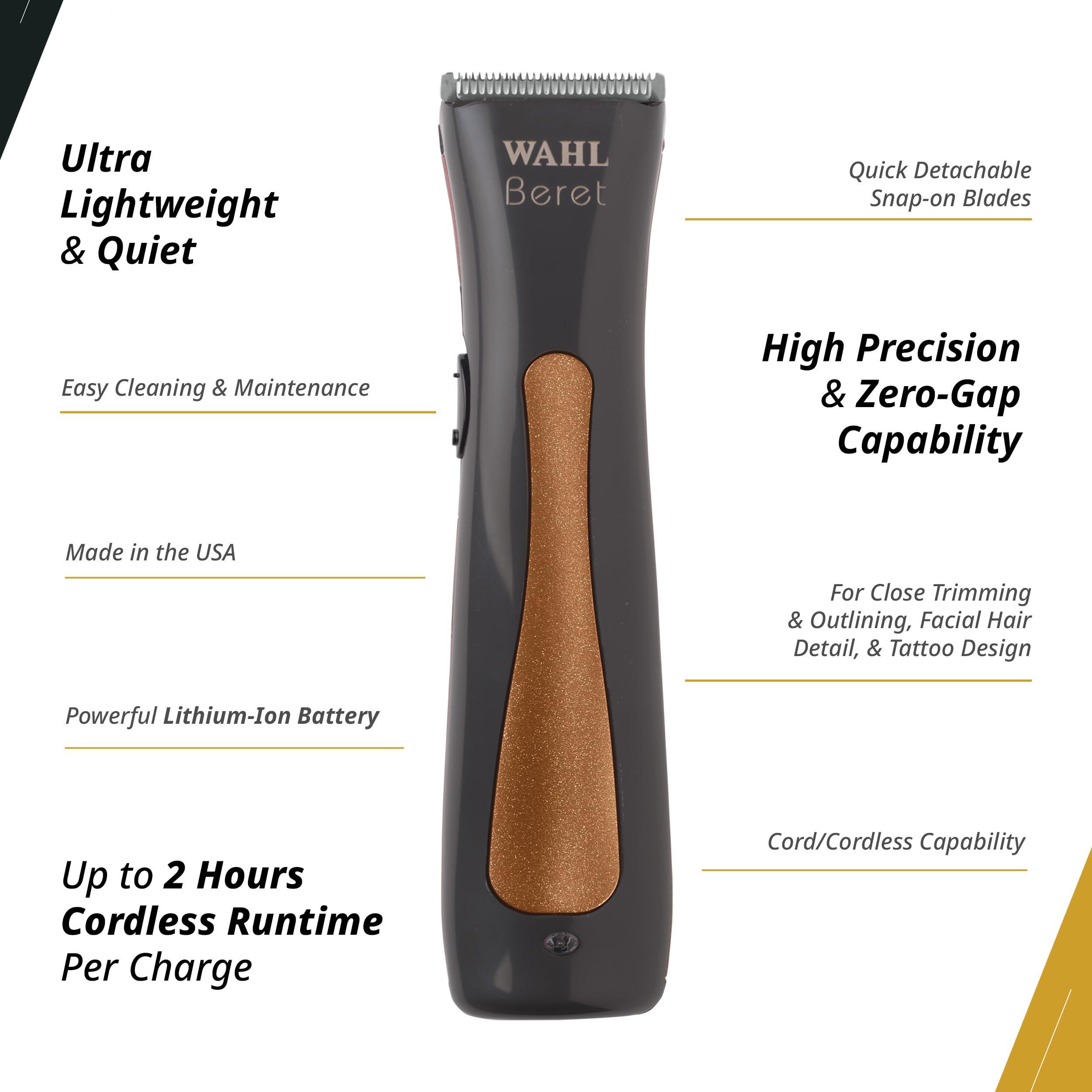 Wahl Professional Wahl Professional Beret Trimmer Corded and Cordless Operation Lithium Ion Ultra Quiet