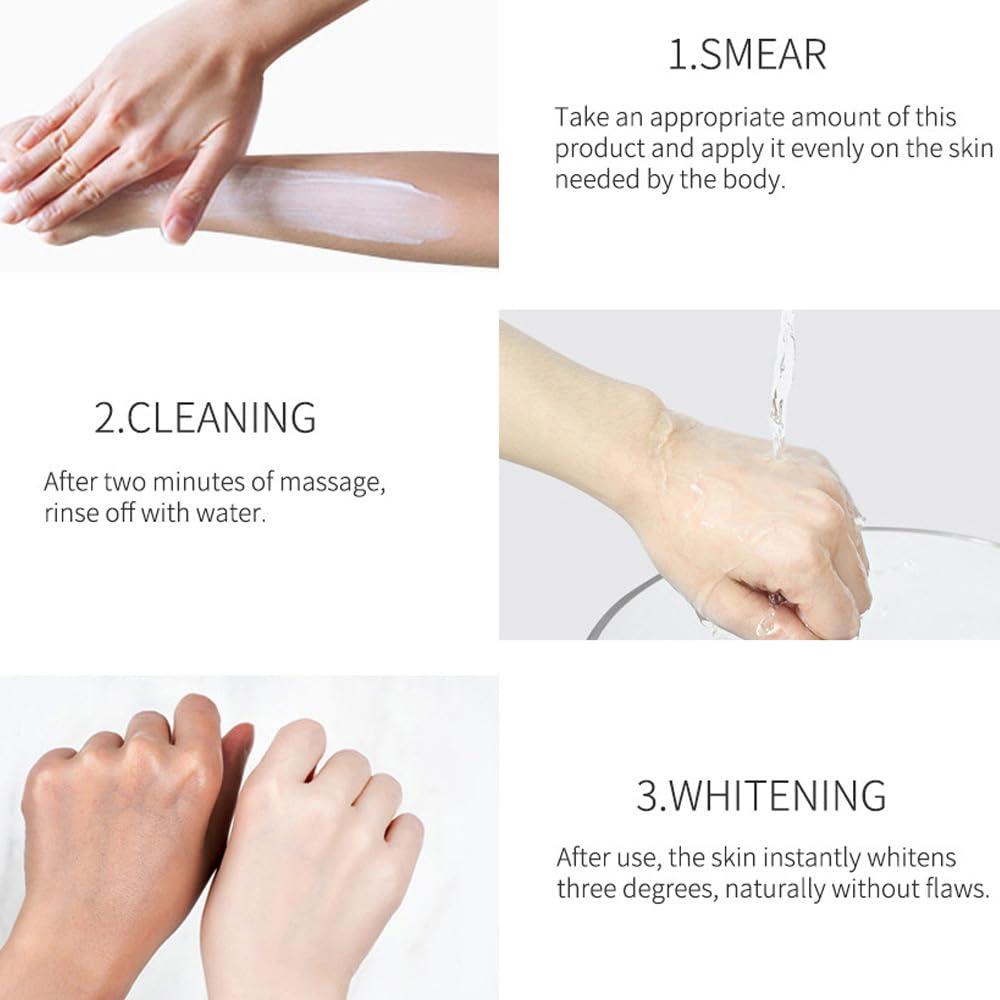 paminify Skin Whitening Cream for Body,Lightening Cream for Intimate Areas and Bleaching,Vitamin C Dark Spot Remover Corrector for Neck,Armpit,Underarm,Elbow,Inner Thigh and Knees,Bikini,1.76oz