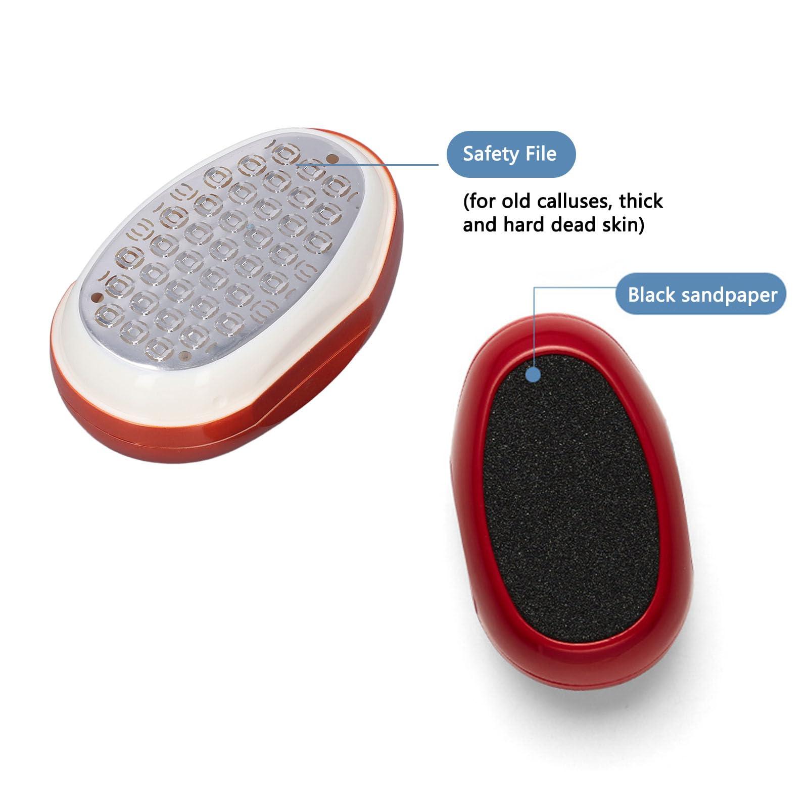 NSXAYIWE 3 in 1 Foot File Callus Remover Scrubber Kit, Stainless Steel Pedicure Tool Foot Scrubber Dead Skin Remover, Foot Sander for Home Spa Use