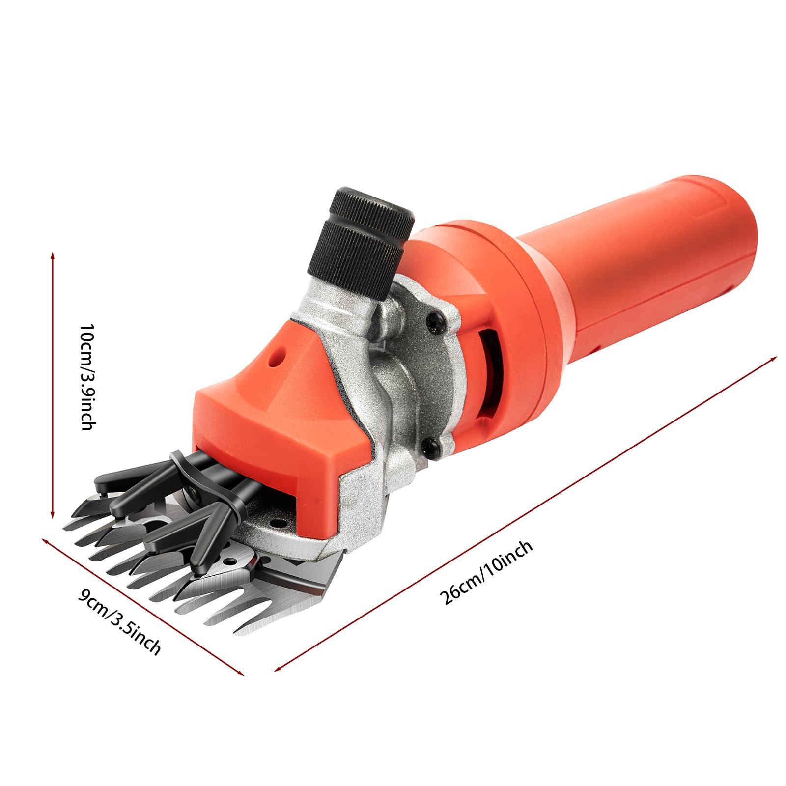 InSyoForeverEC InSyoForeverEC Electric Sheep Shears Electric Clippers 1200W Professional Farm Livestock Shearing Machine Animals Grooming Haircut Trimmer for Shaving Fur Wool in Thick Coat Animals