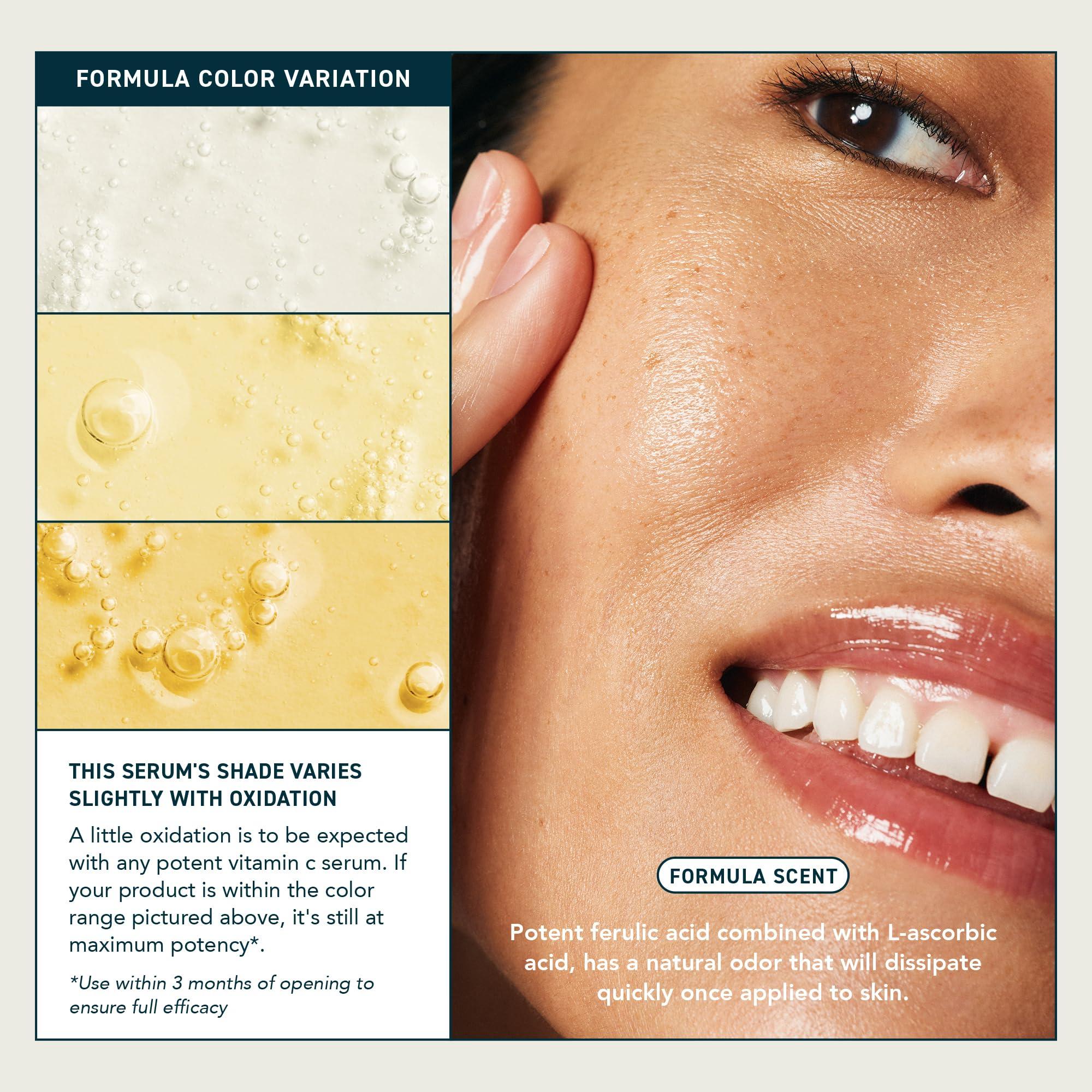 Prequel Prequel Skin - Lucent-C Vitamin C Facial Serum - L-Asorbic Acid and Ferulic Acid Face Treatment - 1 Fl Oz