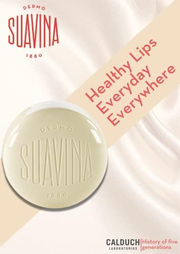 DERMO SUAVINA 1880 DERMO SUAVINA 1880 Lip Balm Moisturizer for Cracked and Dry Lips with Natural Ingredients Lip Care for Cold and Hot Weather Pack of 1(Original 0.3oz)