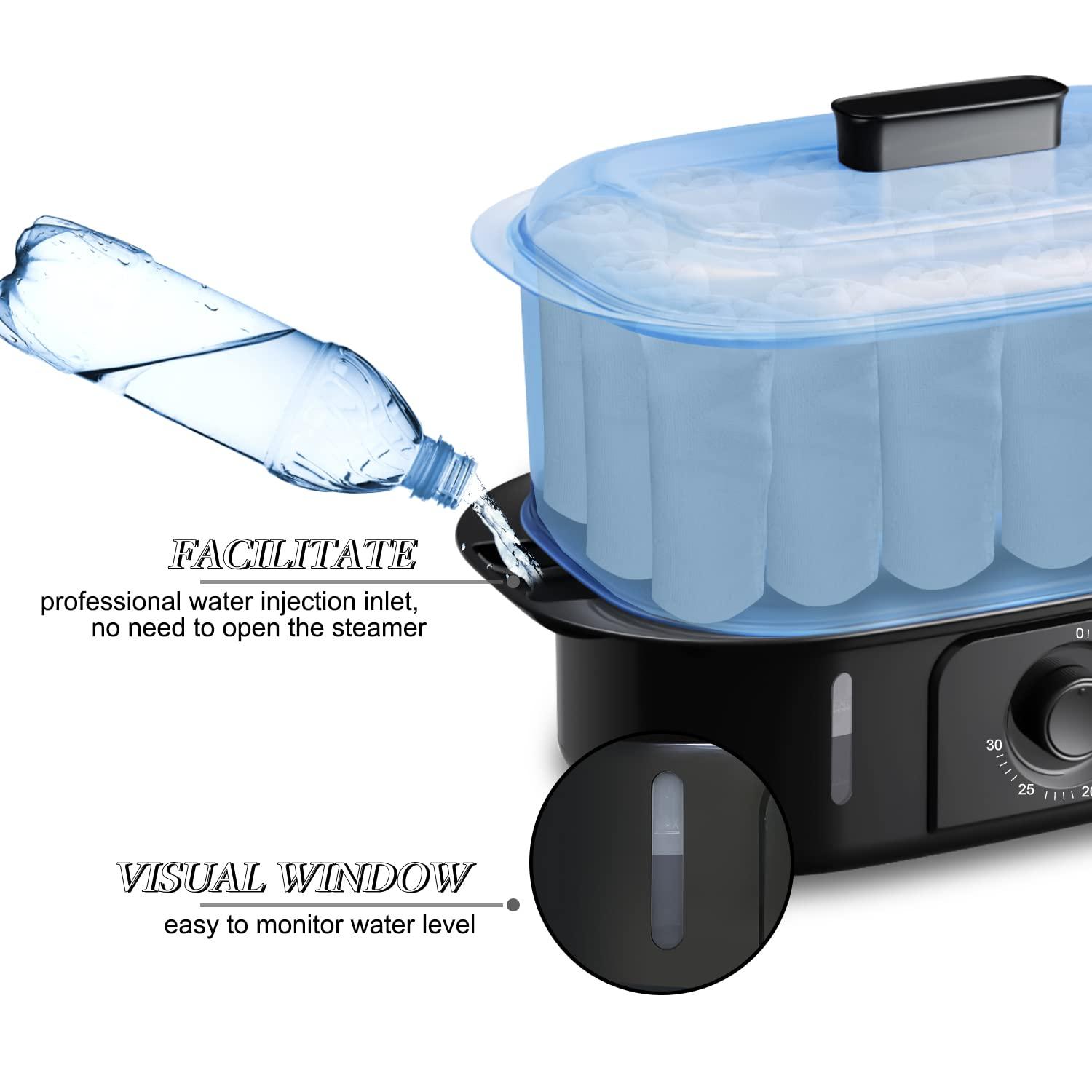 FWOD BIBTO Towel Steamer, Towel Steamer for Facials, 8L Hot Towel Warmer for Facial Towels, Hot Towel Steamer for Salon, SPA and Beauty Use