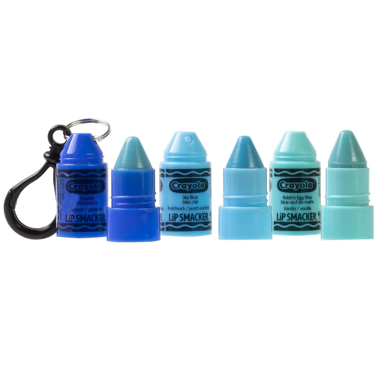Lip Smacker Lip Smacker Crayola Crayon Stackable Flavored Clear Lip Balm, Blue - Moisturizing, Soothing