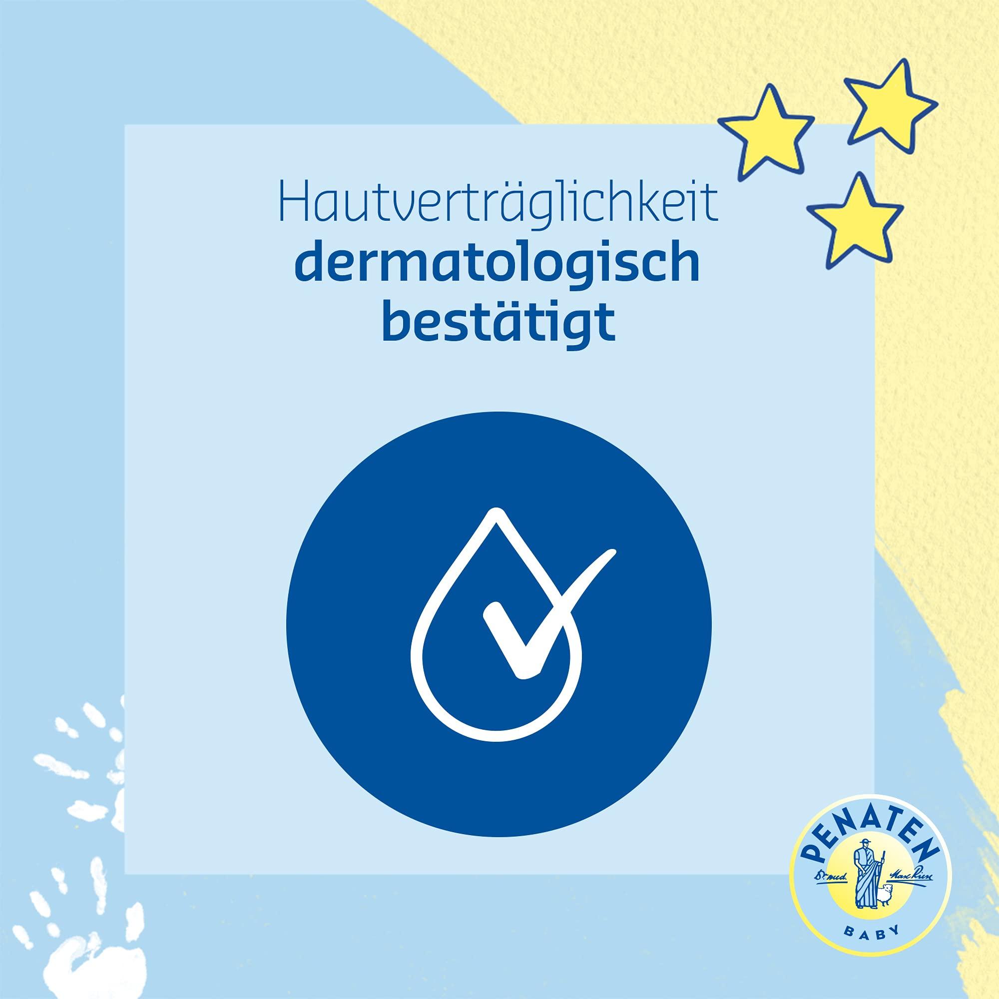 Penaten Penaten Bad & Shampoo, sanft reinigendes & pflegendes 2 in 1 Badezusatz Waschgel & Baby Shampoo (1 x 400 ml)