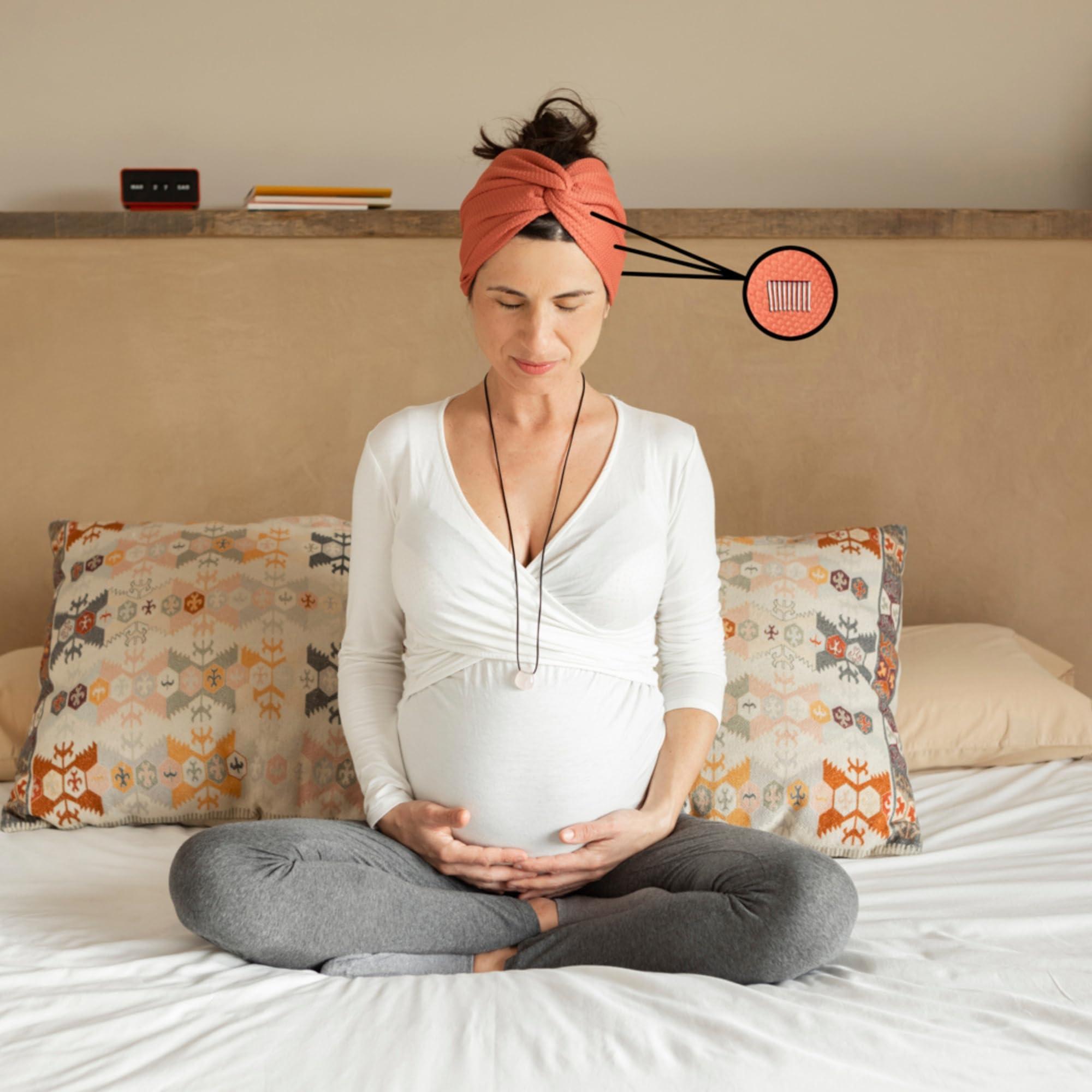 She Will Amaze You SWAY SWAY Patented 6-Clip Non Slip Stretchy Headbands for Women - 58\"x3.5\" - Many Cute Ways to Style - Soft Moisture-Wicking Extra Wide Thick Cloth Headbands for Yoga, Wide, Boho, Turban, Fall and Nurses