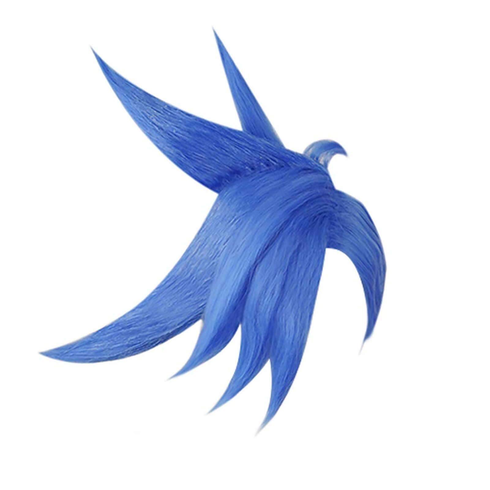 PPONE PPONE Galo Thymos Wig Cosplay Costume Short Blue Hair for Anime PROMARE