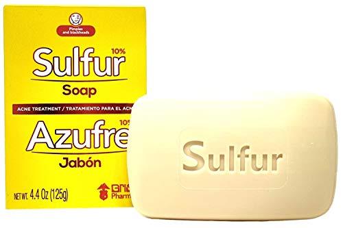 Biosulfur Sulfur Acne Treatment Soap with Lanolin 4.40 Oz Bar