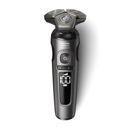 Philips Norelco Philips Norelco S9000 Prestige Electric Shaver with Qi-Charger, Precision Trimmer and Premium Case, SP9872/86