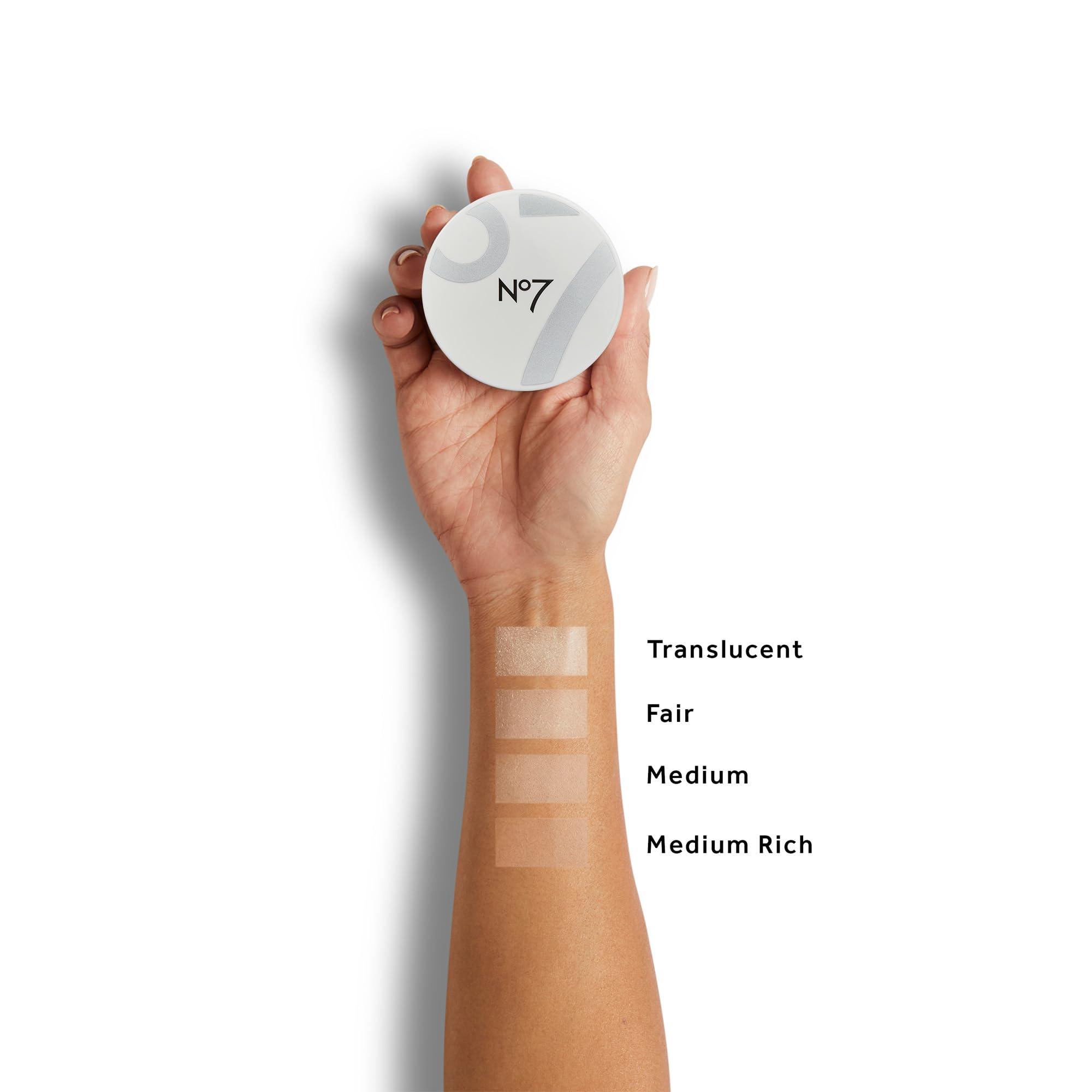 No7 No7 Flawless Finish Loose Powder - Medium Rich - Loose Finishing Powder - Makeup Setting Powder with Matte Finish for All Skin Tones - All Skin Types Including Oily Skin