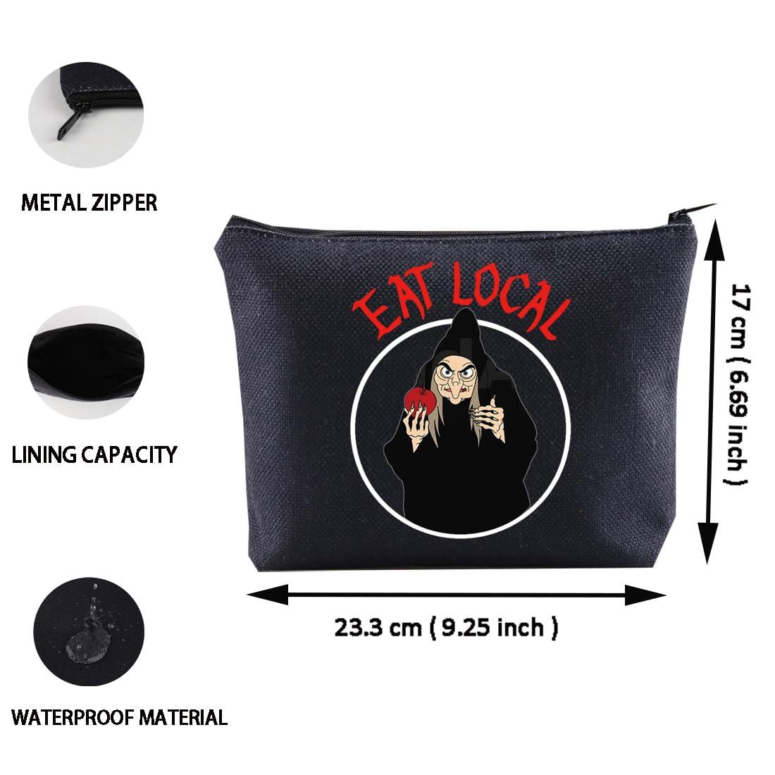 CENWA CENWA Poisoned Apple Makeup Pouch Bag Poison Apple Cartoon Movie Gift Poison Villains Inspired Gift (local B)