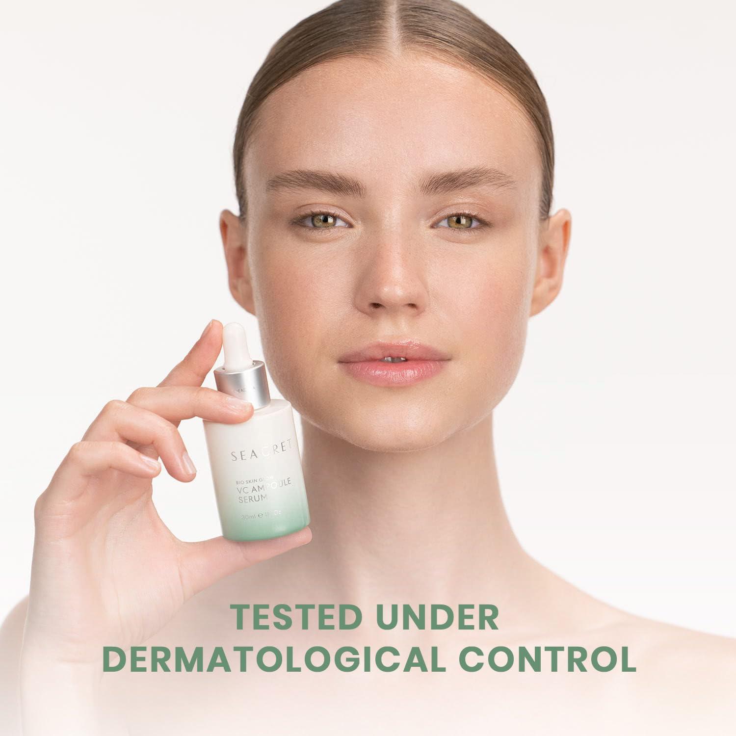 SEACRET SEACRET Face Serum - Bio Skin Glow Concentrated Vitamin C Serum for Face, Ampoule, 1 Fl.Oz 30ml.