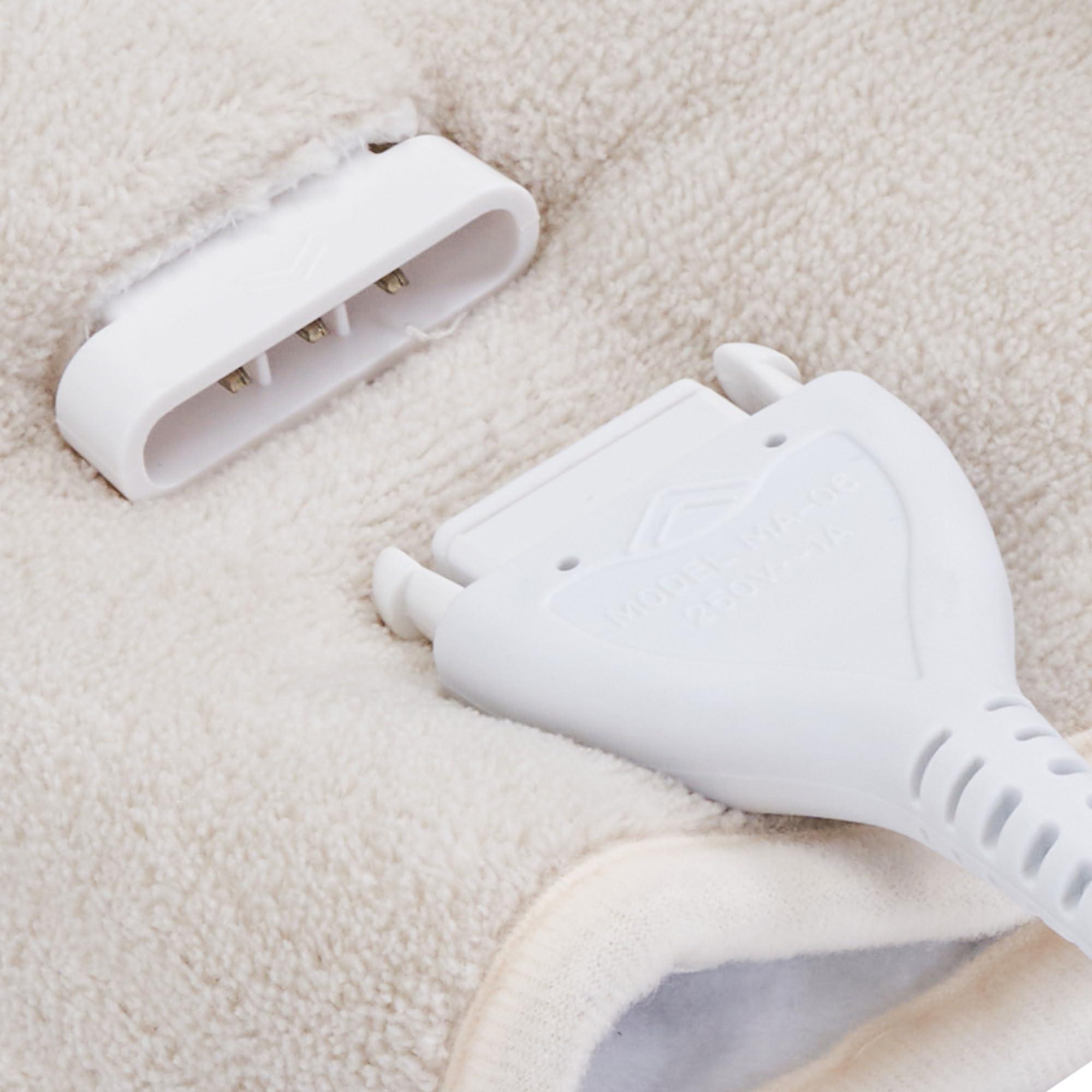 Master Massage Master Massage ETL Certified Massage Table Warmer Sherpa Velvet Fleece Heating Pad & Heating Blanket Warmer Pads Warming Heat Pad for Spa Massage & Beauty Bed